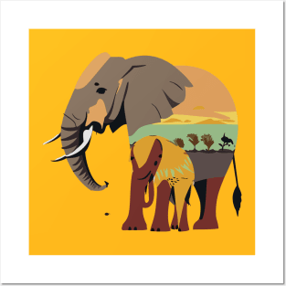 wildlife safari Posters and Art